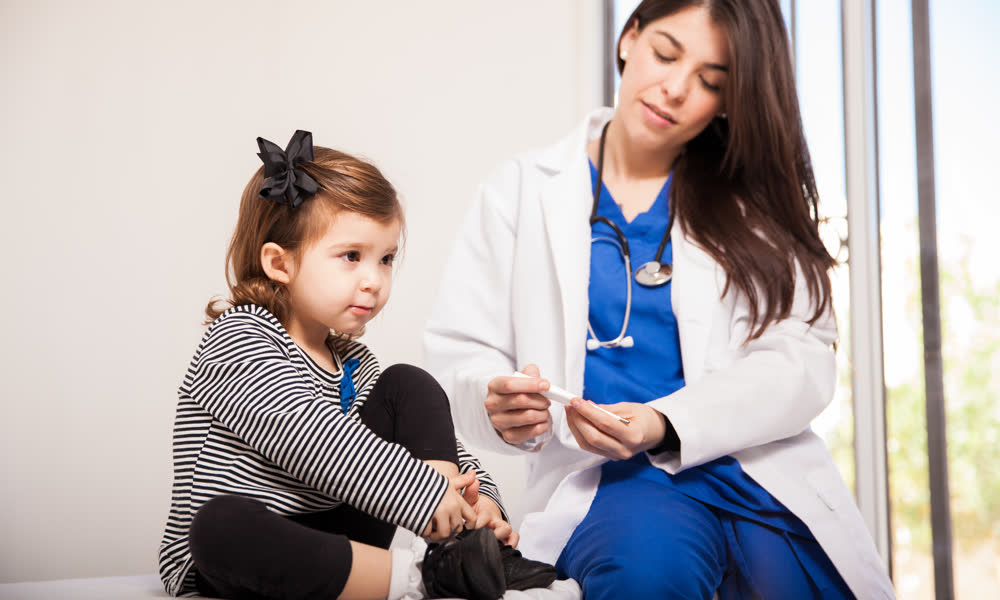 Pediatric care appointment