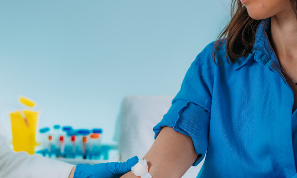 Iron infusion therapy
